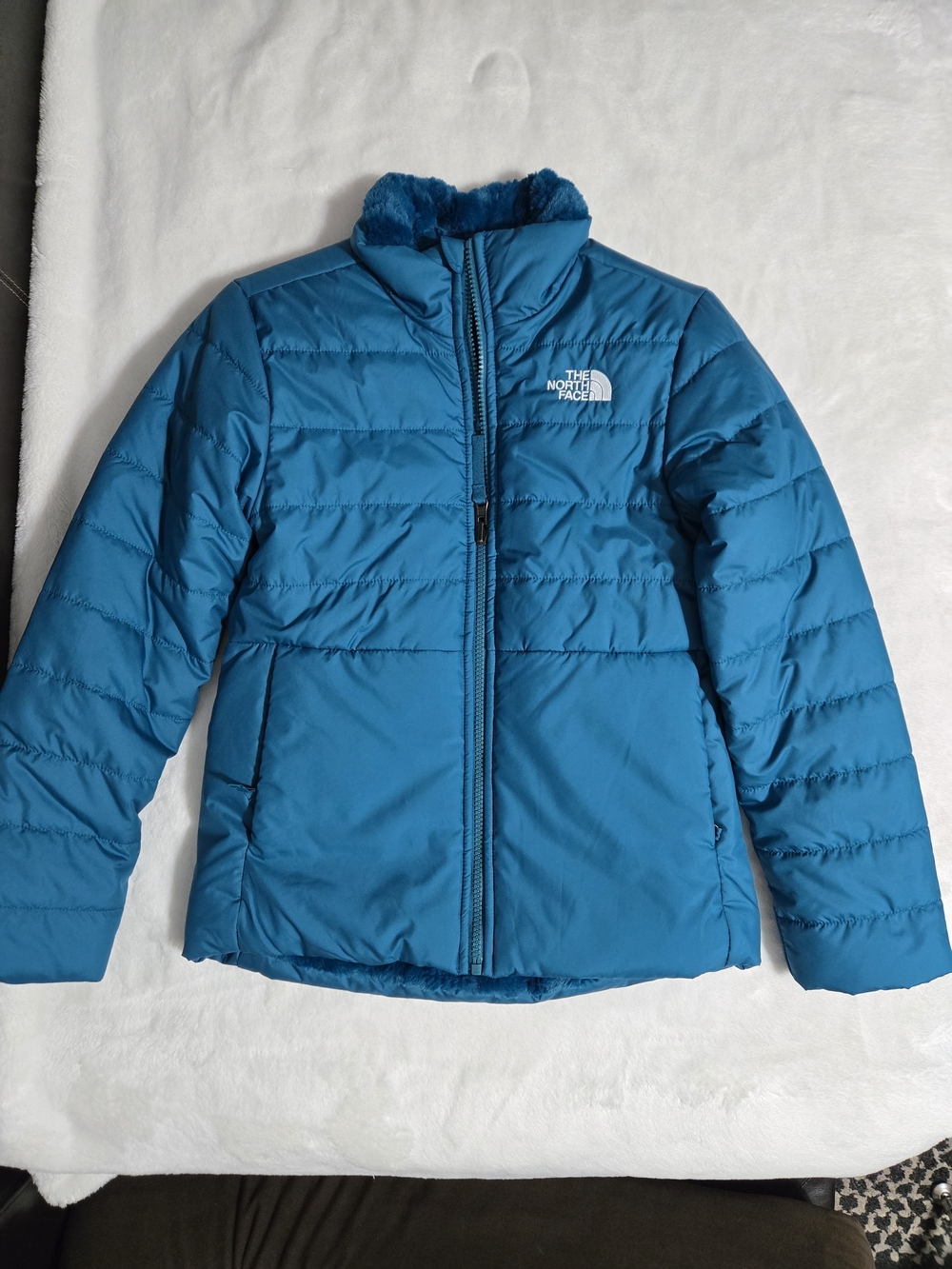 The North Face Girls Reversible Mossbud Swirl Jacket